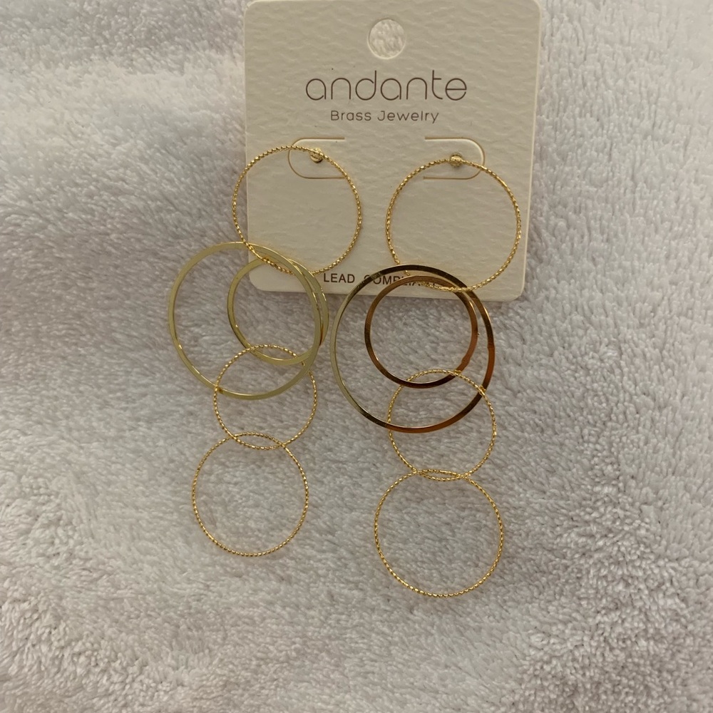 Gold Dangle Earrings
